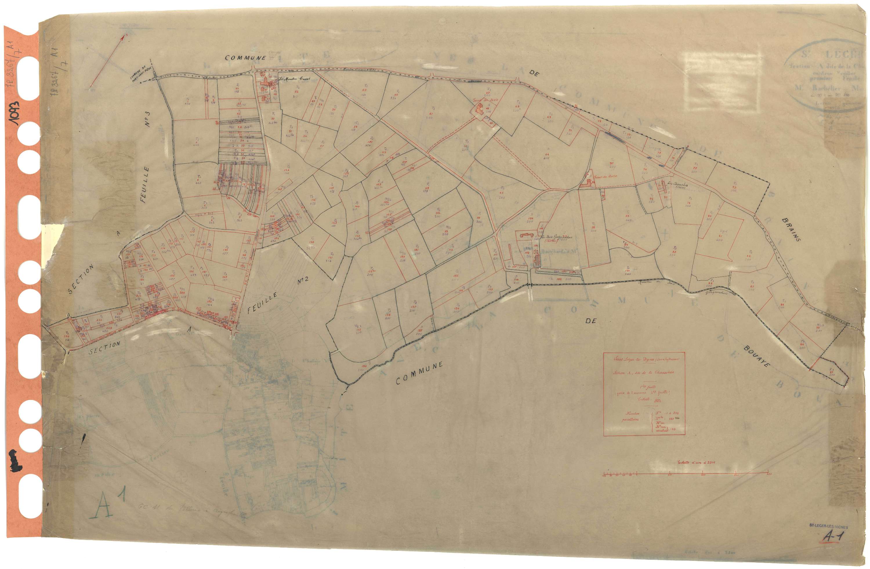 Saint-Léger-les-Vignes - Section A1 Chaussérie (section de La) . 1-238
