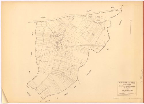 Saint-Léger-les-Vignes - Section A4 Chaussérie (section de La) ; 868-1171