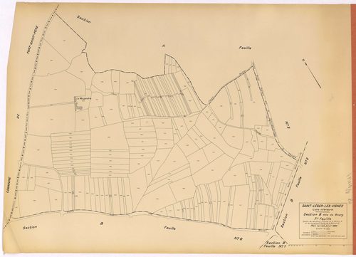 Saint-Léger-les-Vignes - Section B7 Bourg (section du) ; 1341-1540