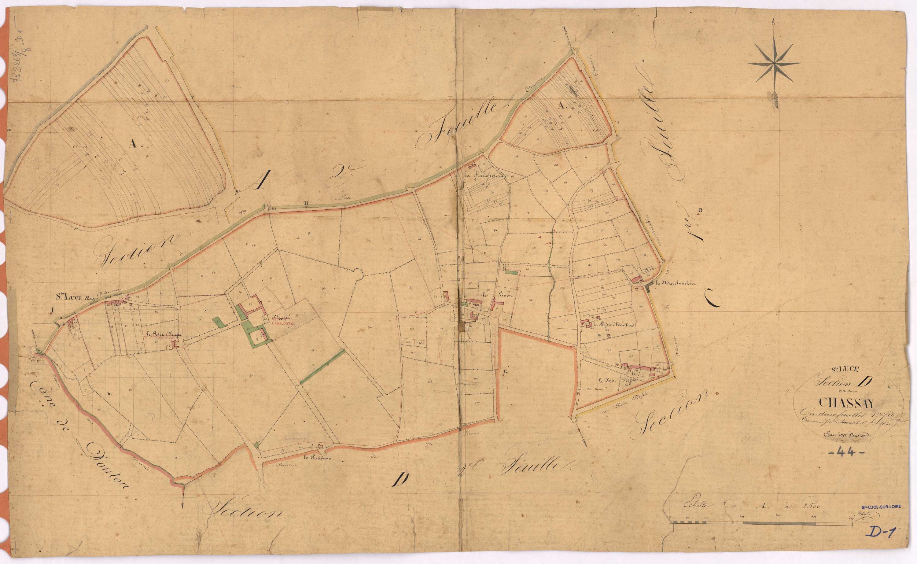 Sainte-Luce-sur-Loire - Section D1 Chassay (section de)