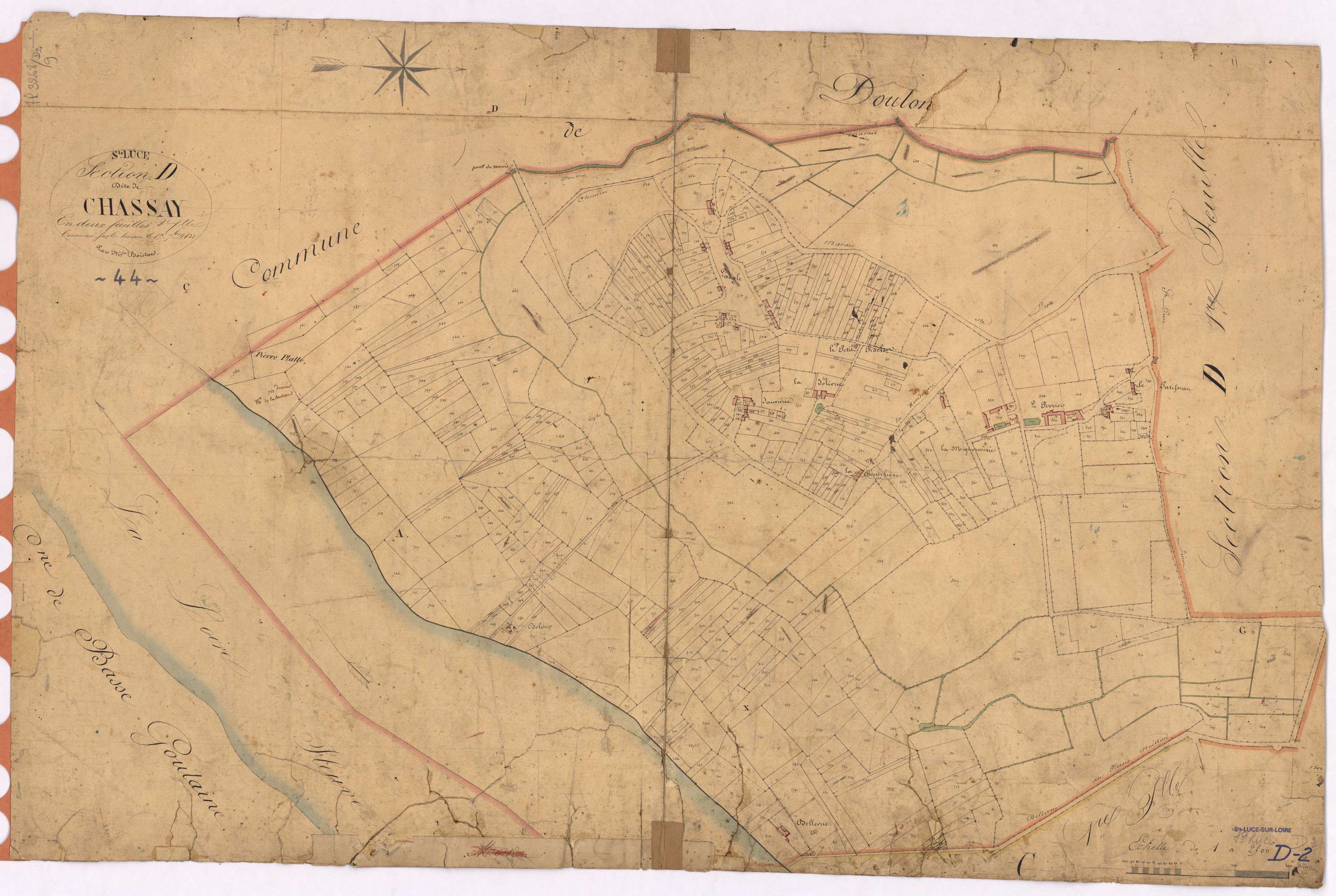 Sainte-Luce-sur-Loire - Section D2 Chassay (section de)