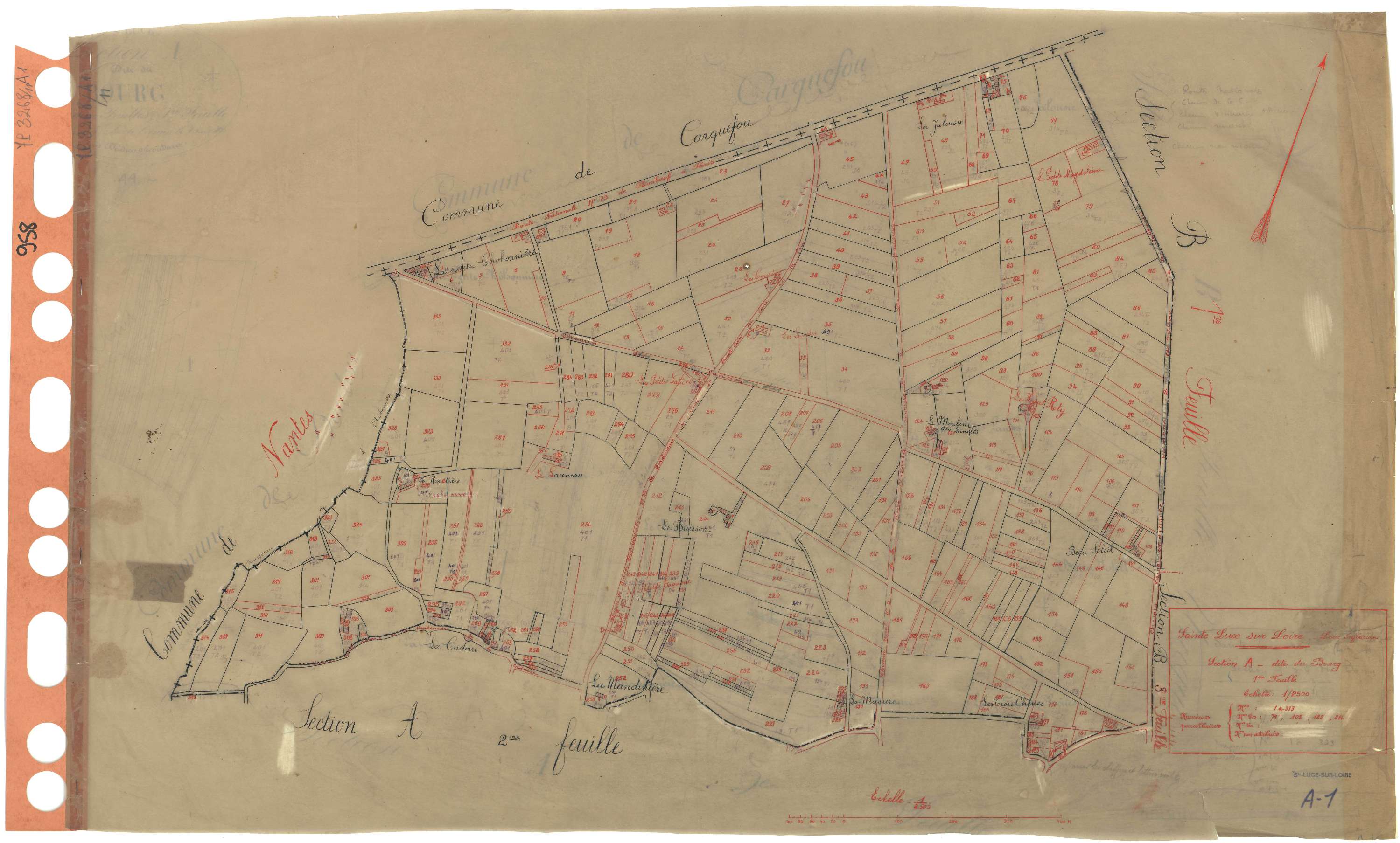 Sainte-Luce-sur-Loire - Section A1 Bourg (section du) . 1-333