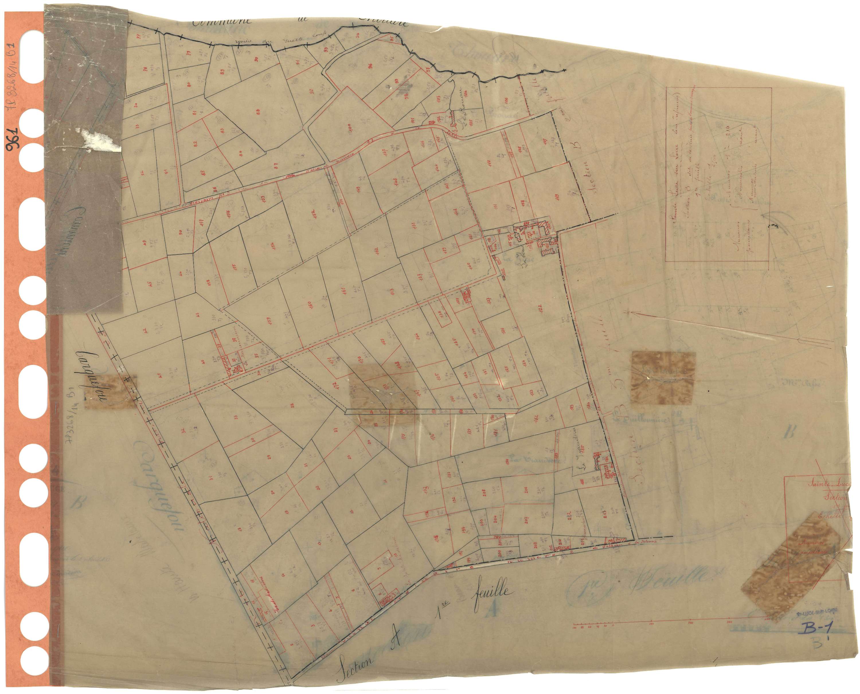 Sainte-Luce-sur-Loire - Section B1 Haie (section de La) . 1-214