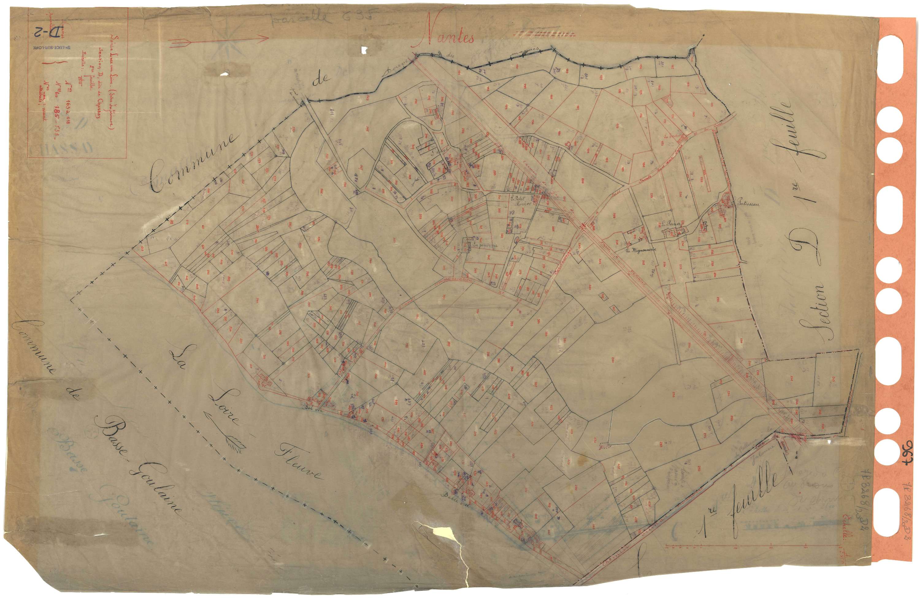 Sainte-Luce-sur-Loire - Section D2 Chassay (section de) . 163-618