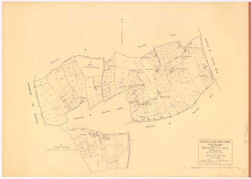 Sainte-Luce-sur-Loire - Section A2 Bourg (section du) ; 334-672