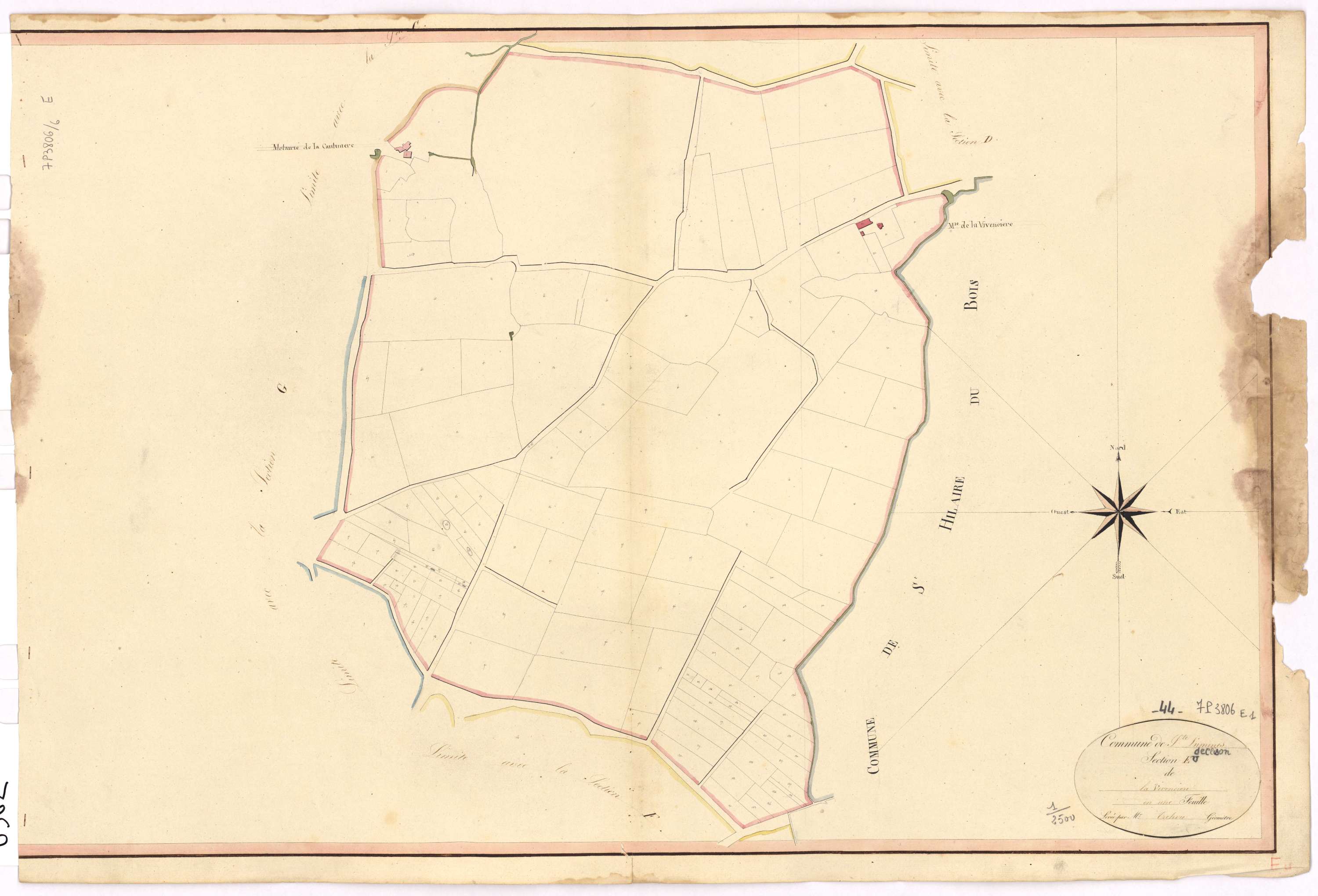 Saint-Lumine-de-Clisson - Section E Vivencière (section de La)
