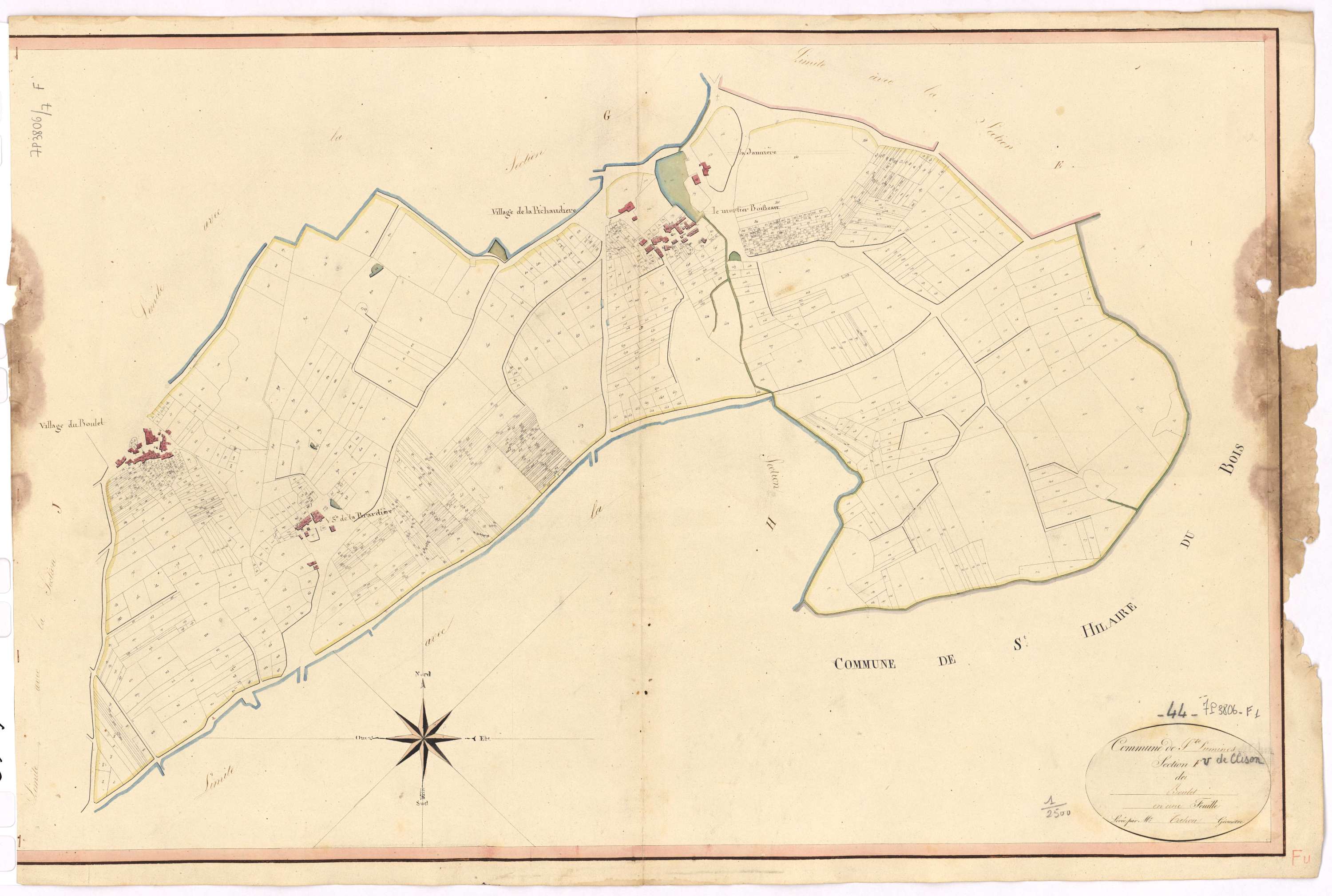 Saint-Lumine-de-Clisson - Section F Boulet (section du)