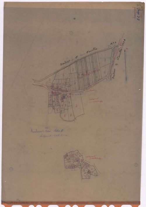 Saint-Lumine-de-Coutais - Section E2 (développement) Barre (section de La) ; 99-425 ; développement des villages de La Turollerie et de La Barre