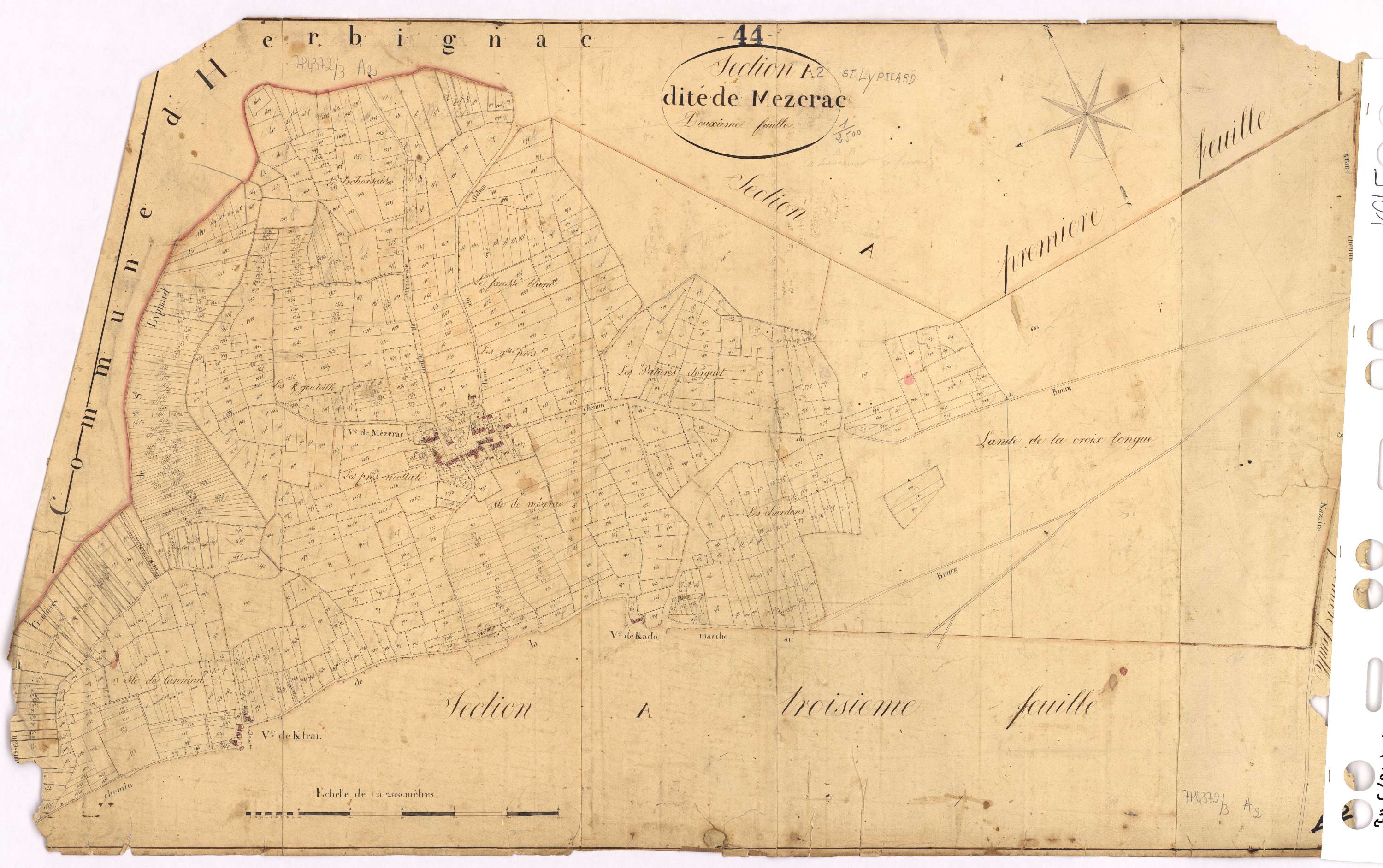 Saint-Lyphard - Section A2 Mezerac (section de)