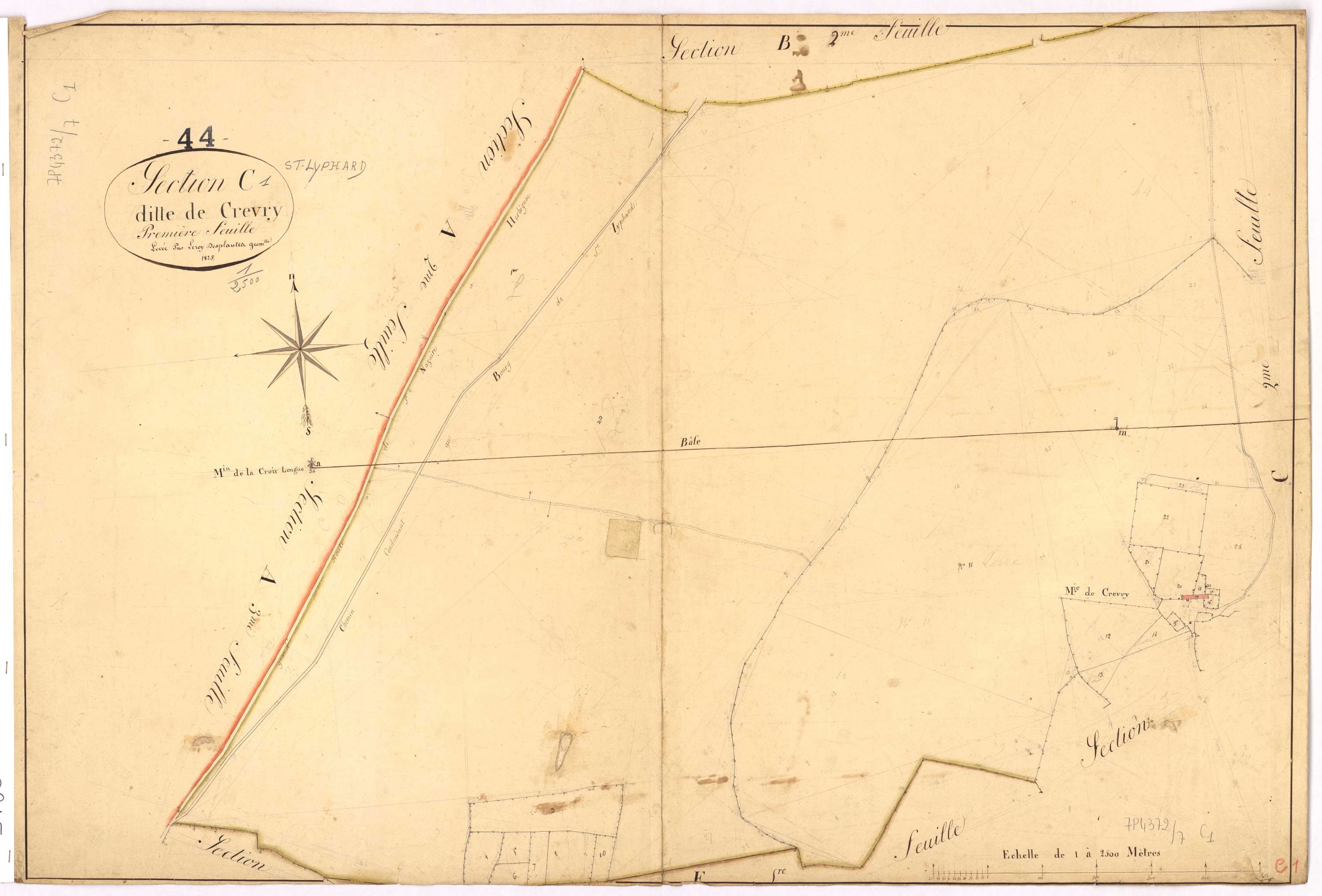 Saint-Lyphard - Section C1 Crevry (section de)
