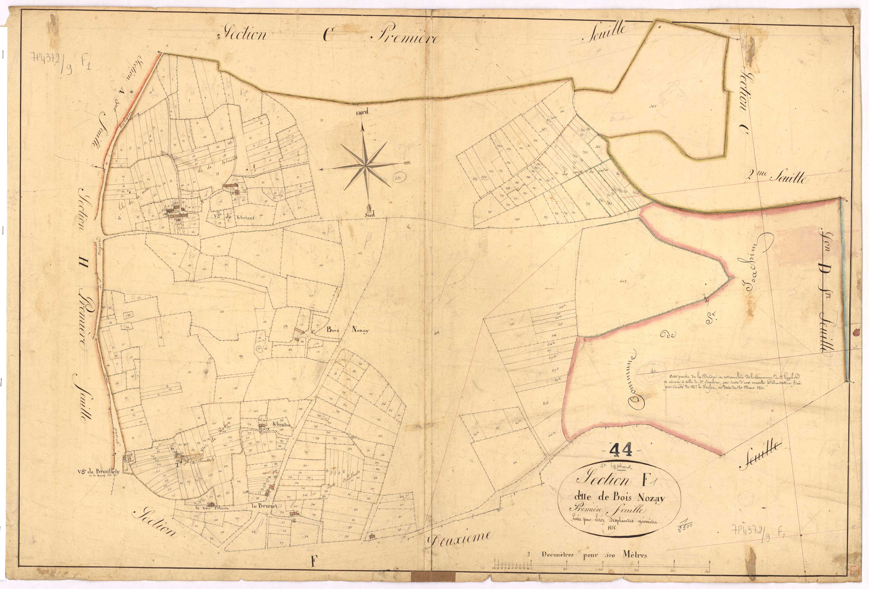 Saint-Lyphard - Section F1 Bois Nozay (section de)