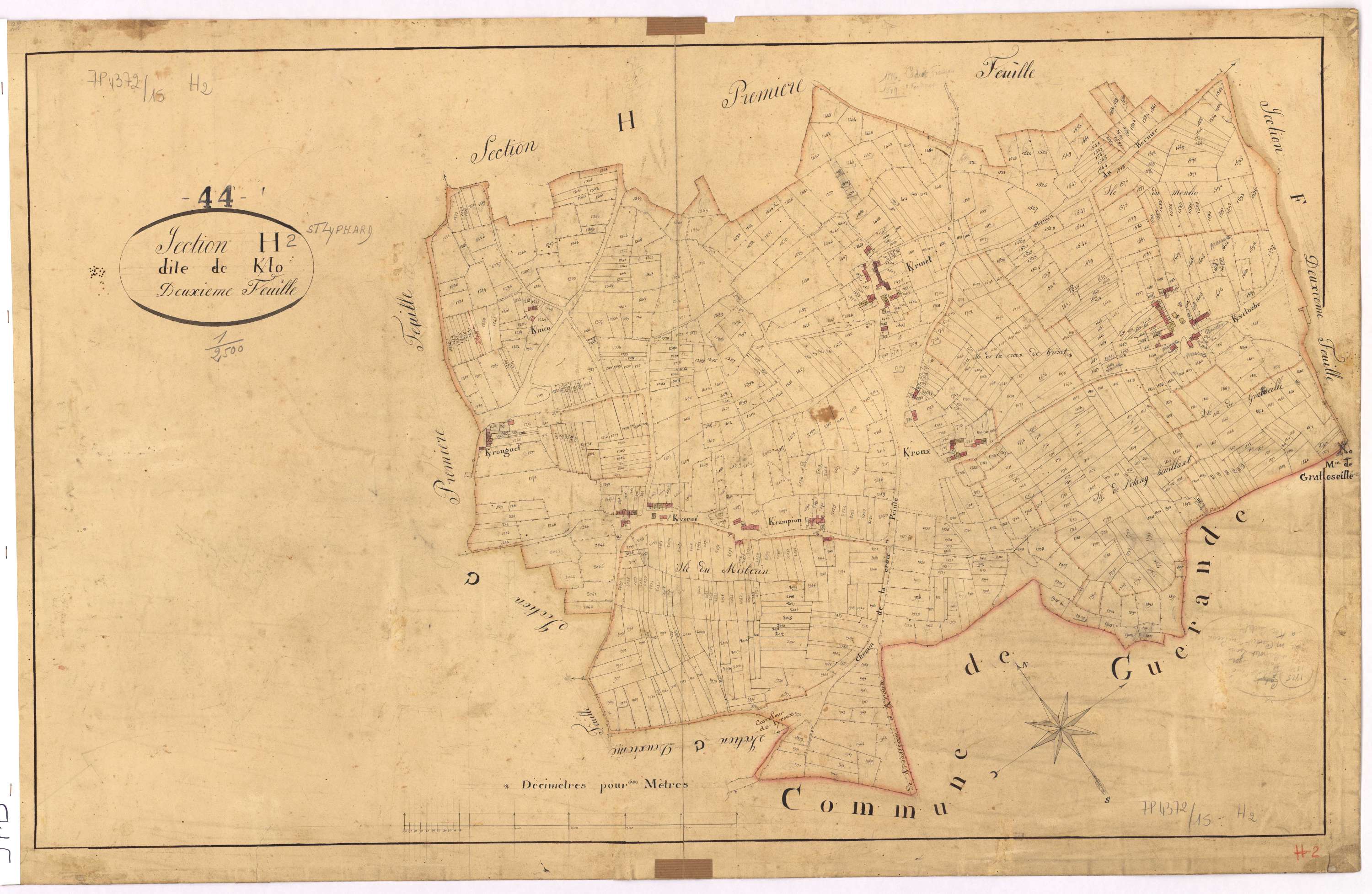 Saint-Lyphard - Section H2 Kerlo (section de)