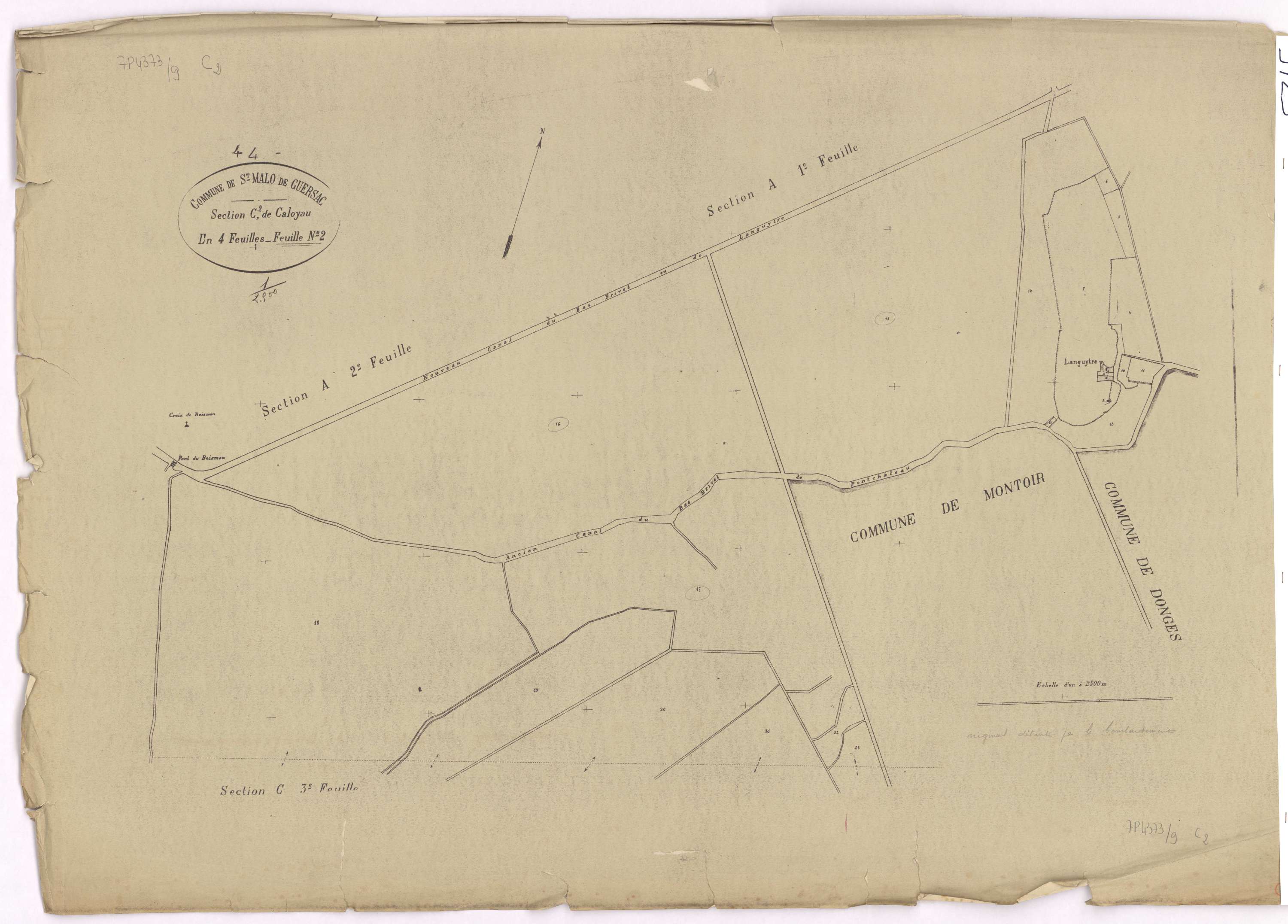 Saint-Malo-de-Guersac - Section C2 Caloyau (section de)