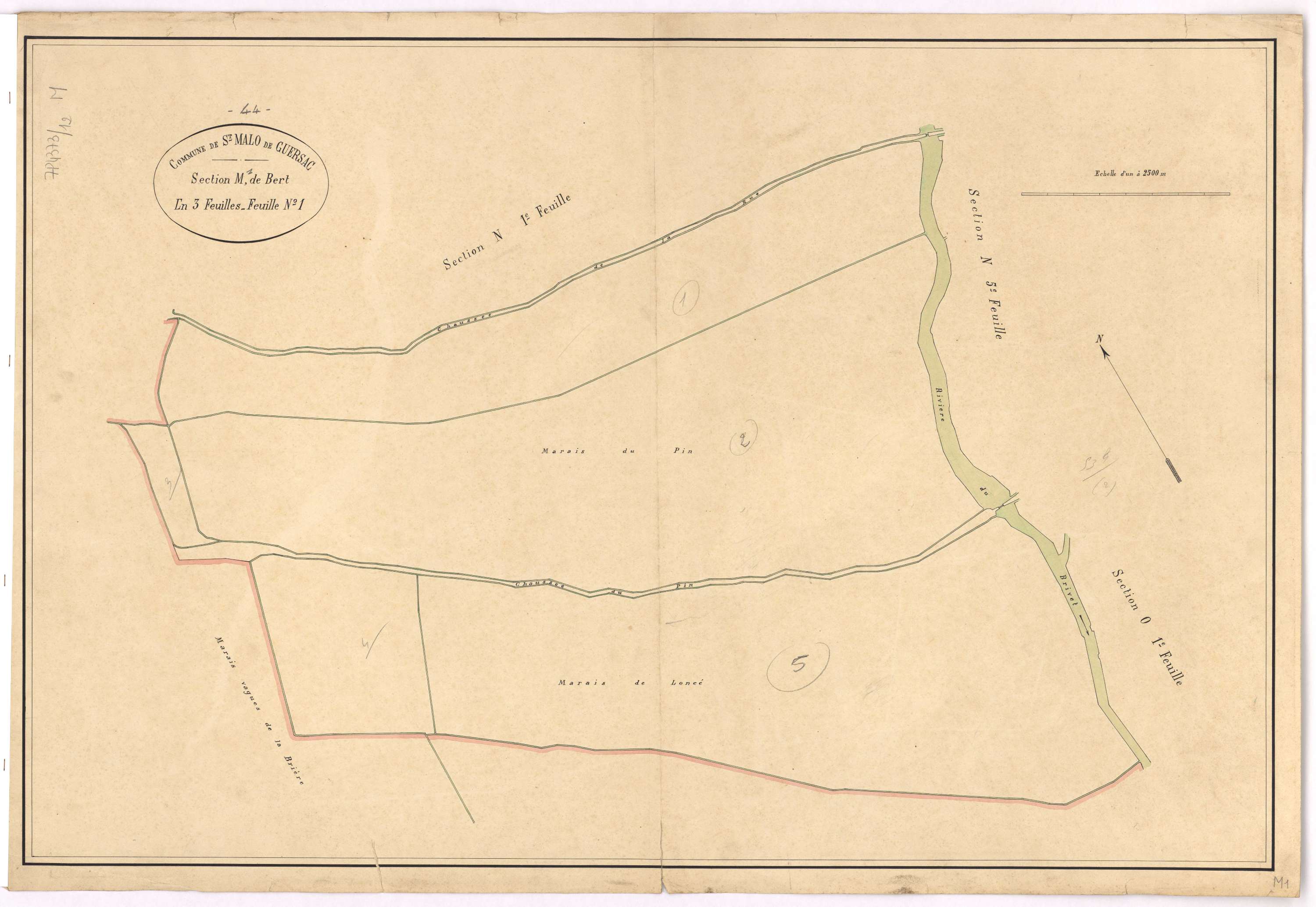 Saint-Malo-de-Guersac - Section M Bert (section de)