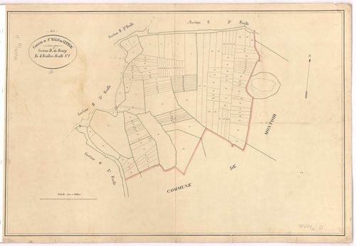 Saint-Malo-de-Guersac - Section D Bourg (section du)