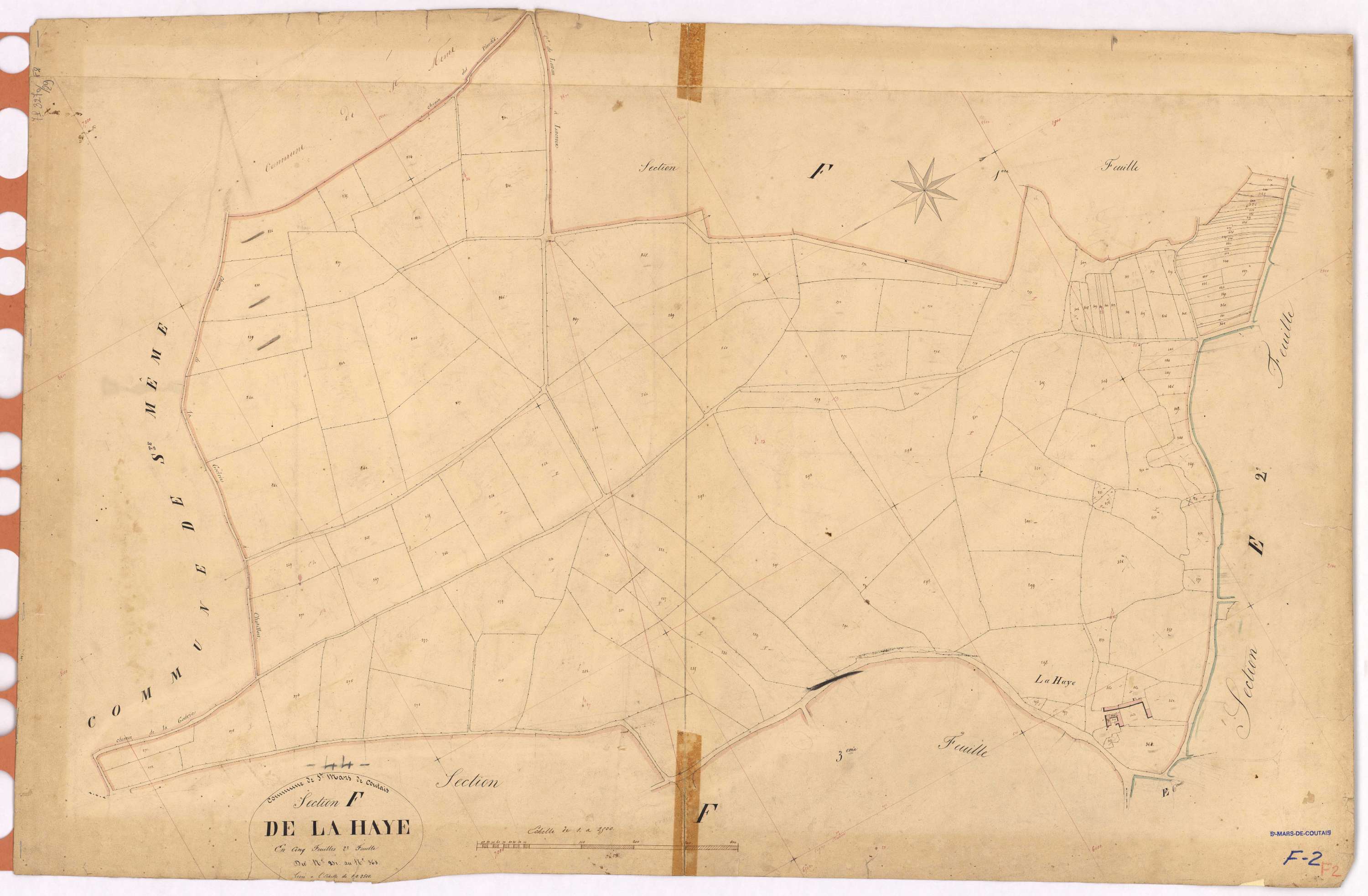 Saint-Mars-de-Coutais - Section F2 Haye (section de La) ; 231-368