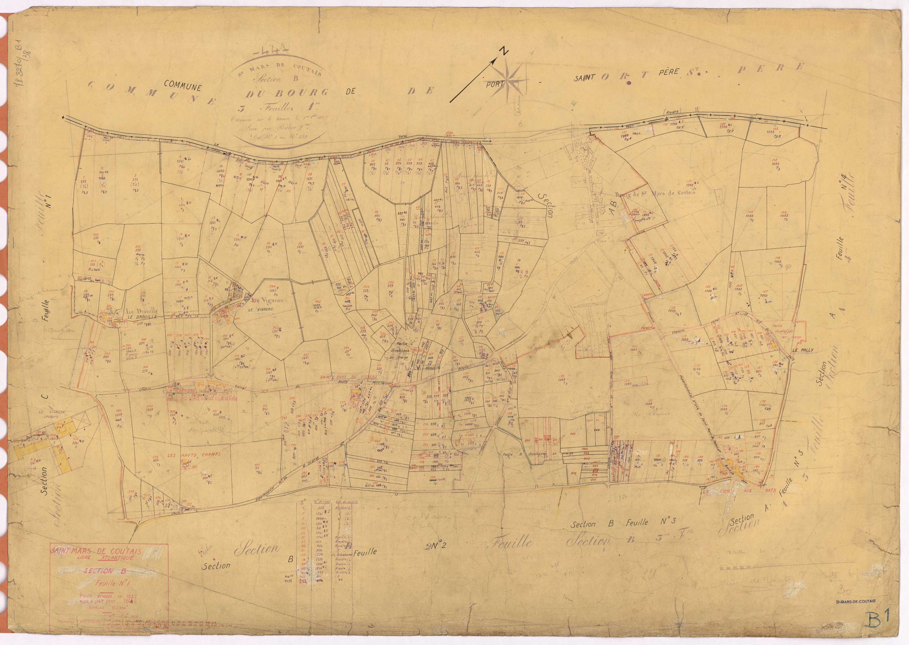 Saint-Mars-de-Coutais - Section B1 1-355