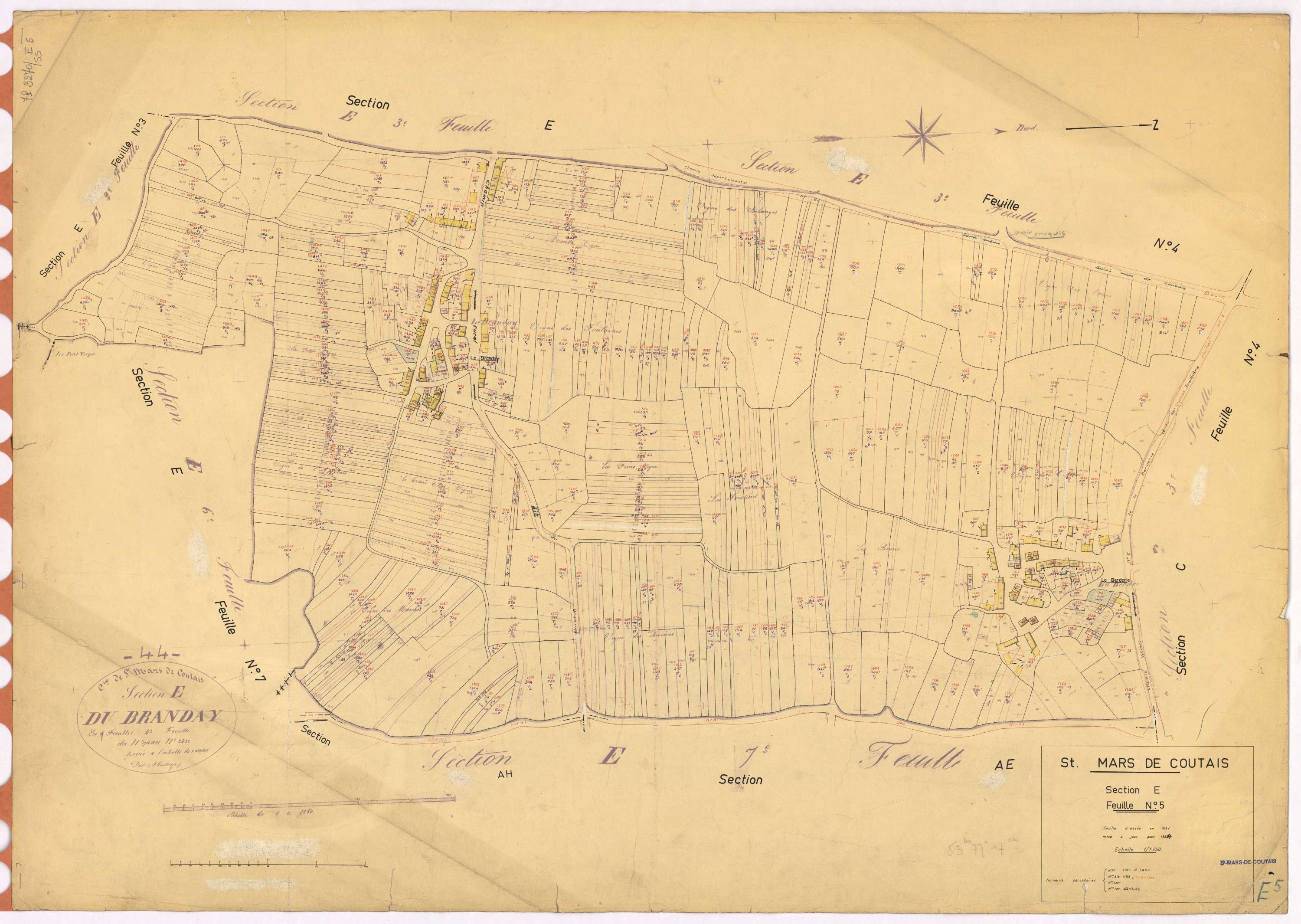 Saint-Mars-de-Coutais - Section E5 1109-1463