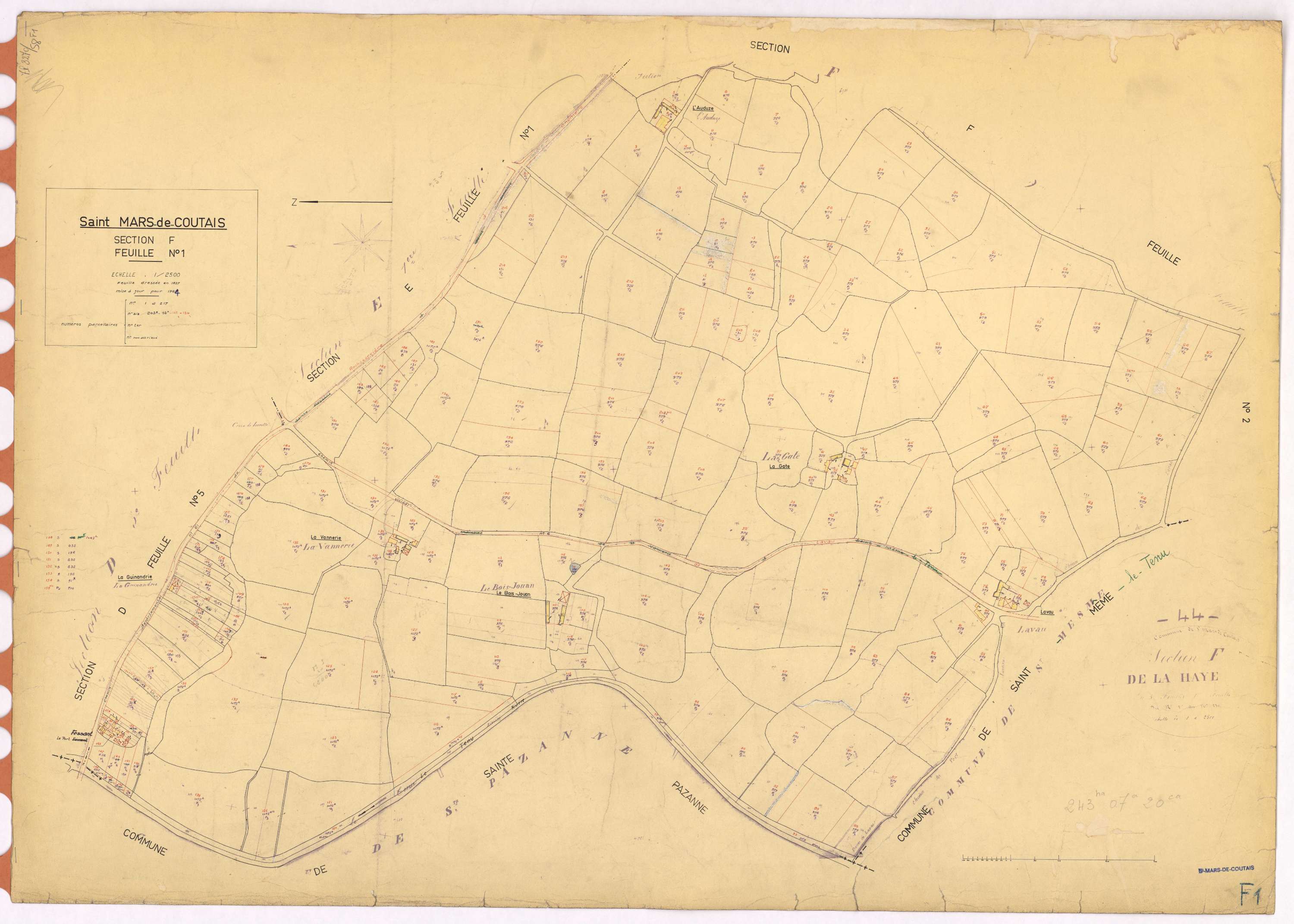 Saint-Mars-de-Coutais - Section F1 1-217