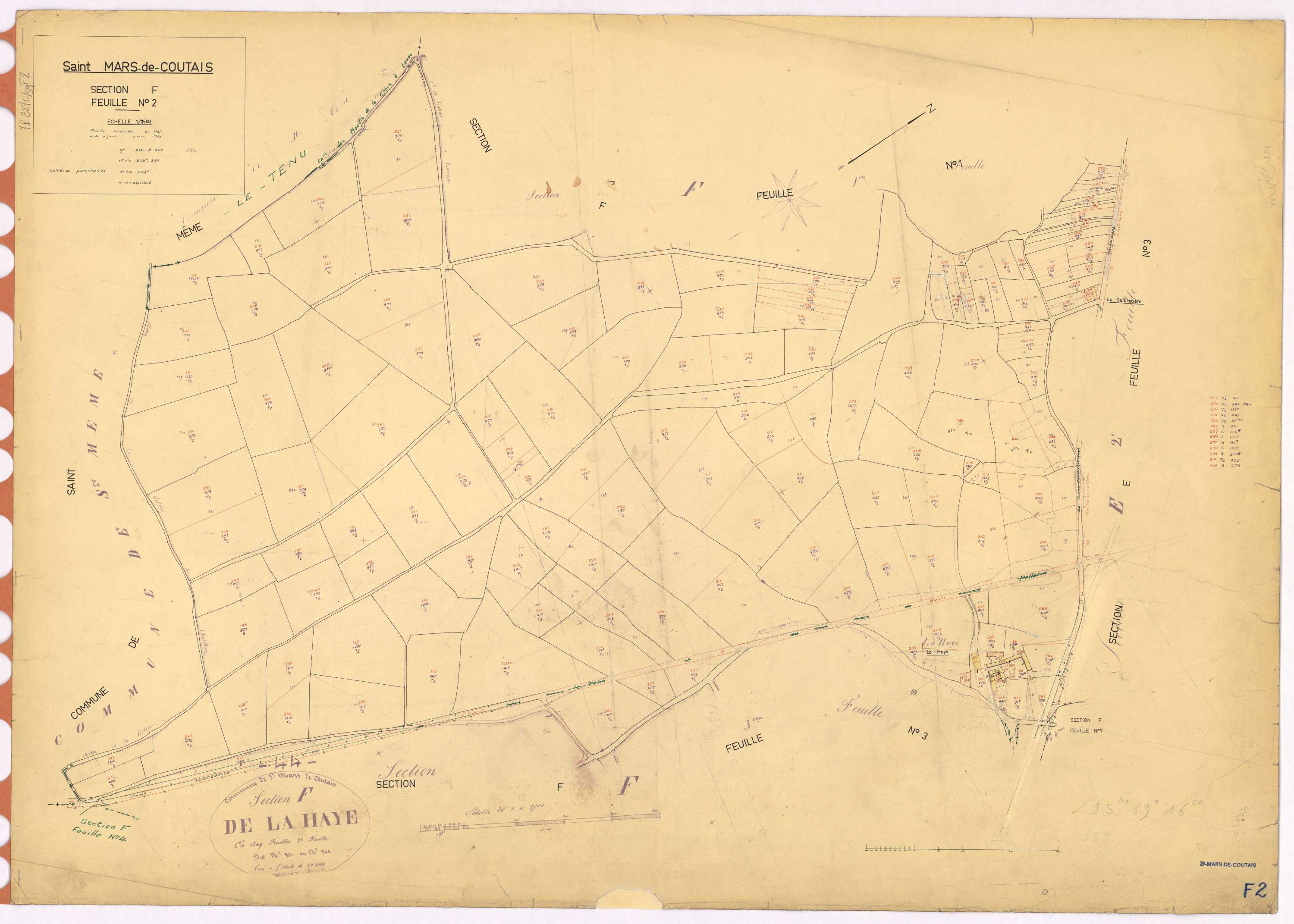 Saint-Mars-de-Coutais - Section F2 218-362