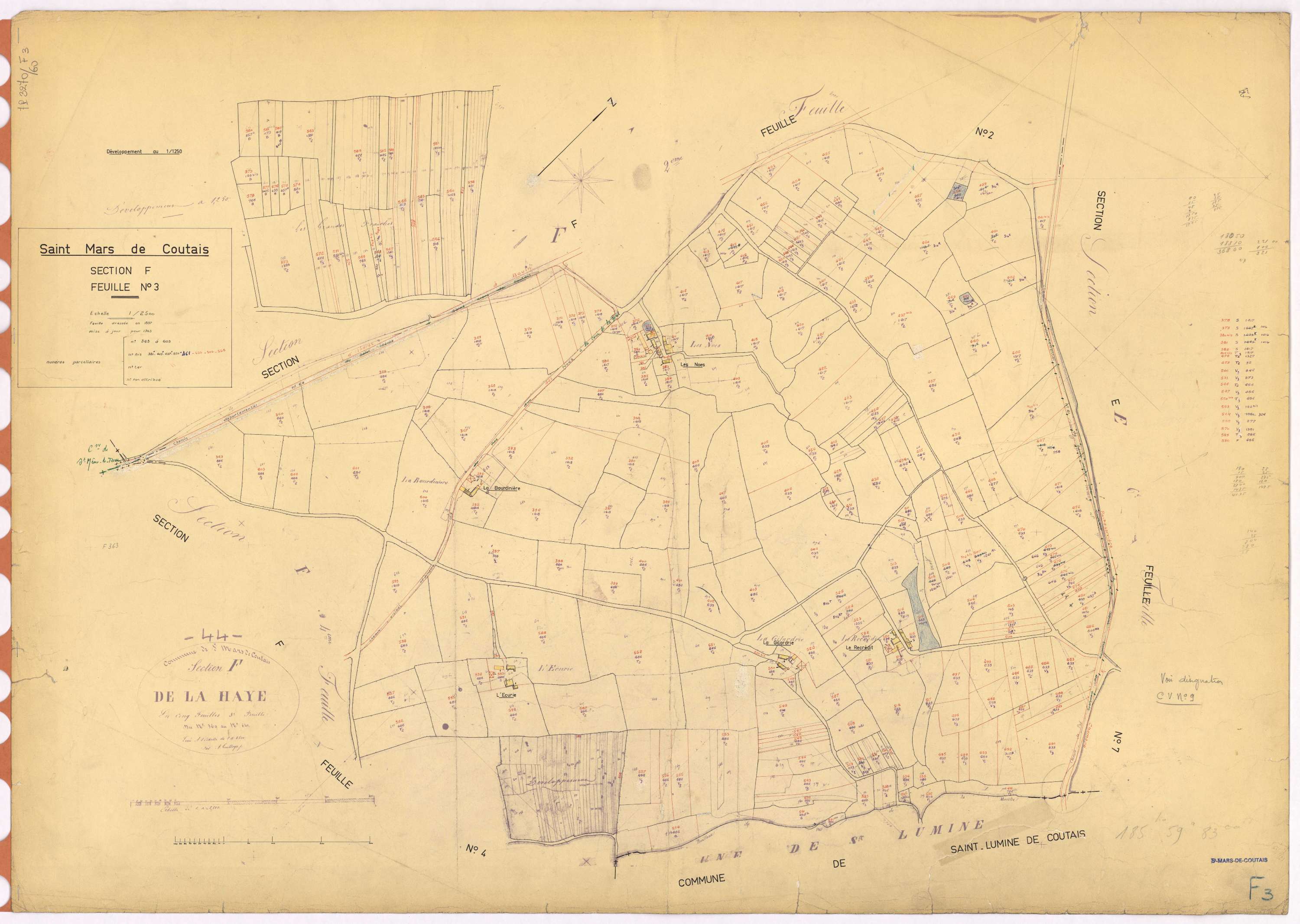 Saint-Mars-de-Coutais - Section F3 363-603