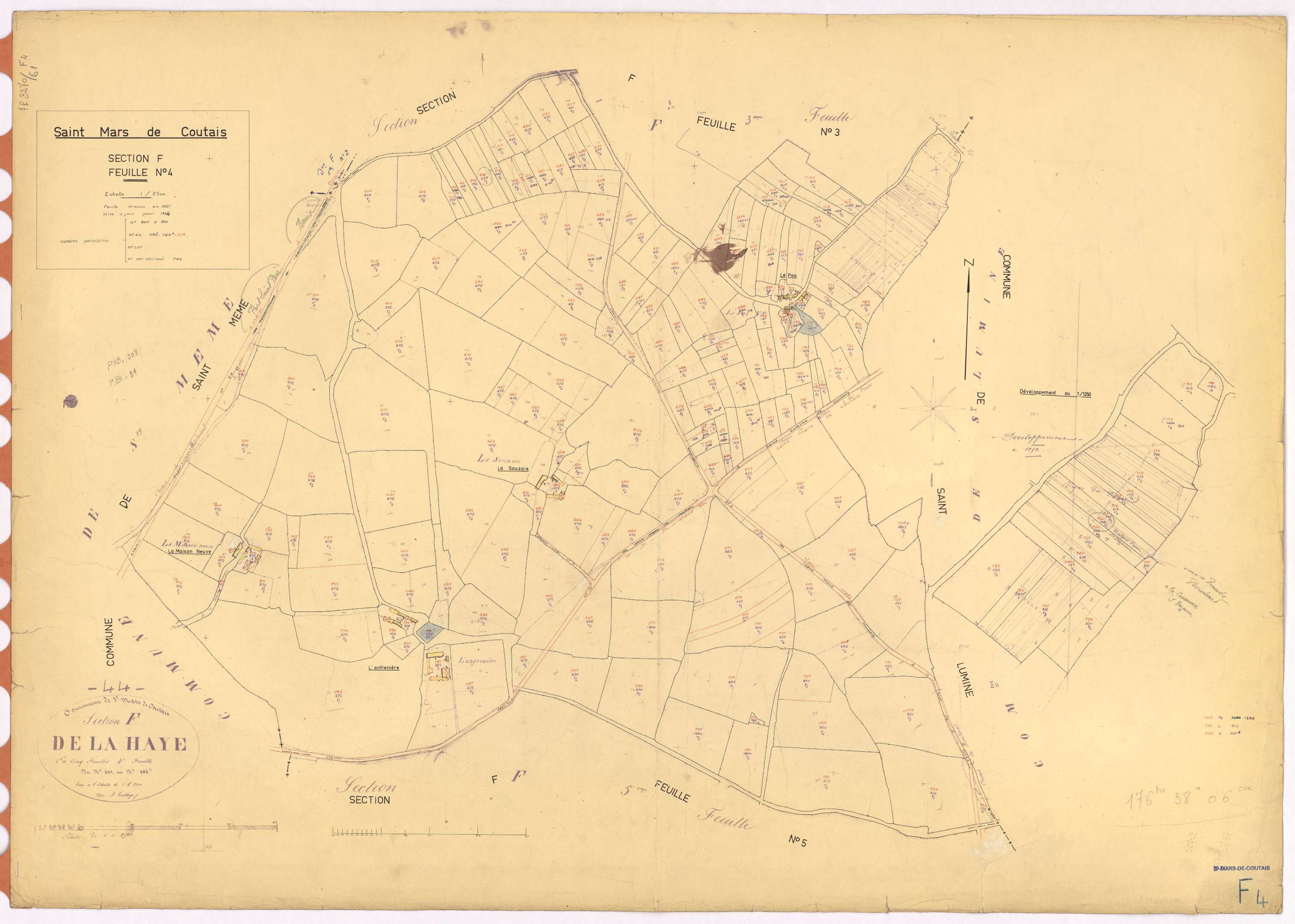 Saint-Mars-de-Coutais - Section F4 604-810
