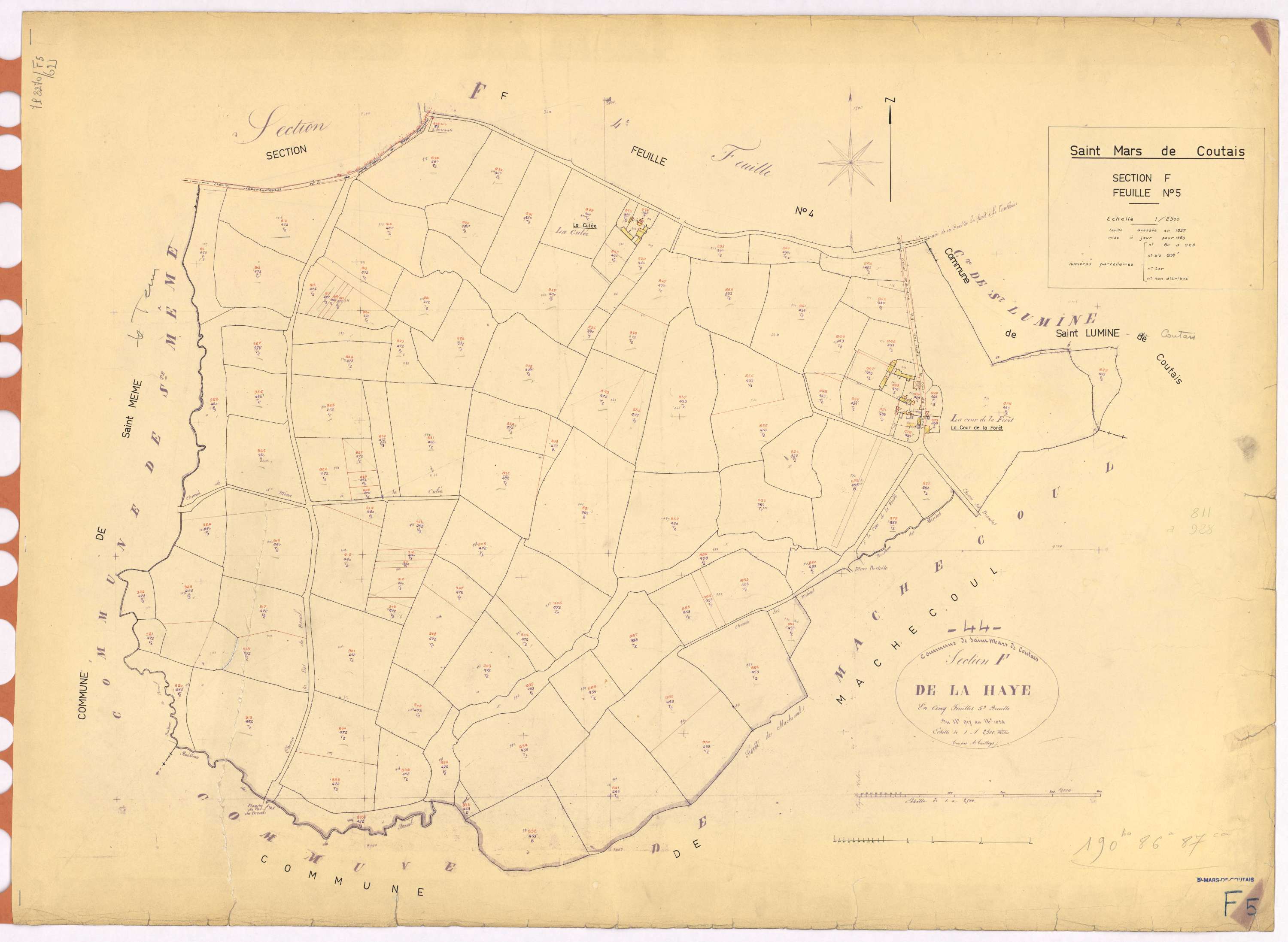 Saint-Mars-de-Coutais - Section F5 811-928