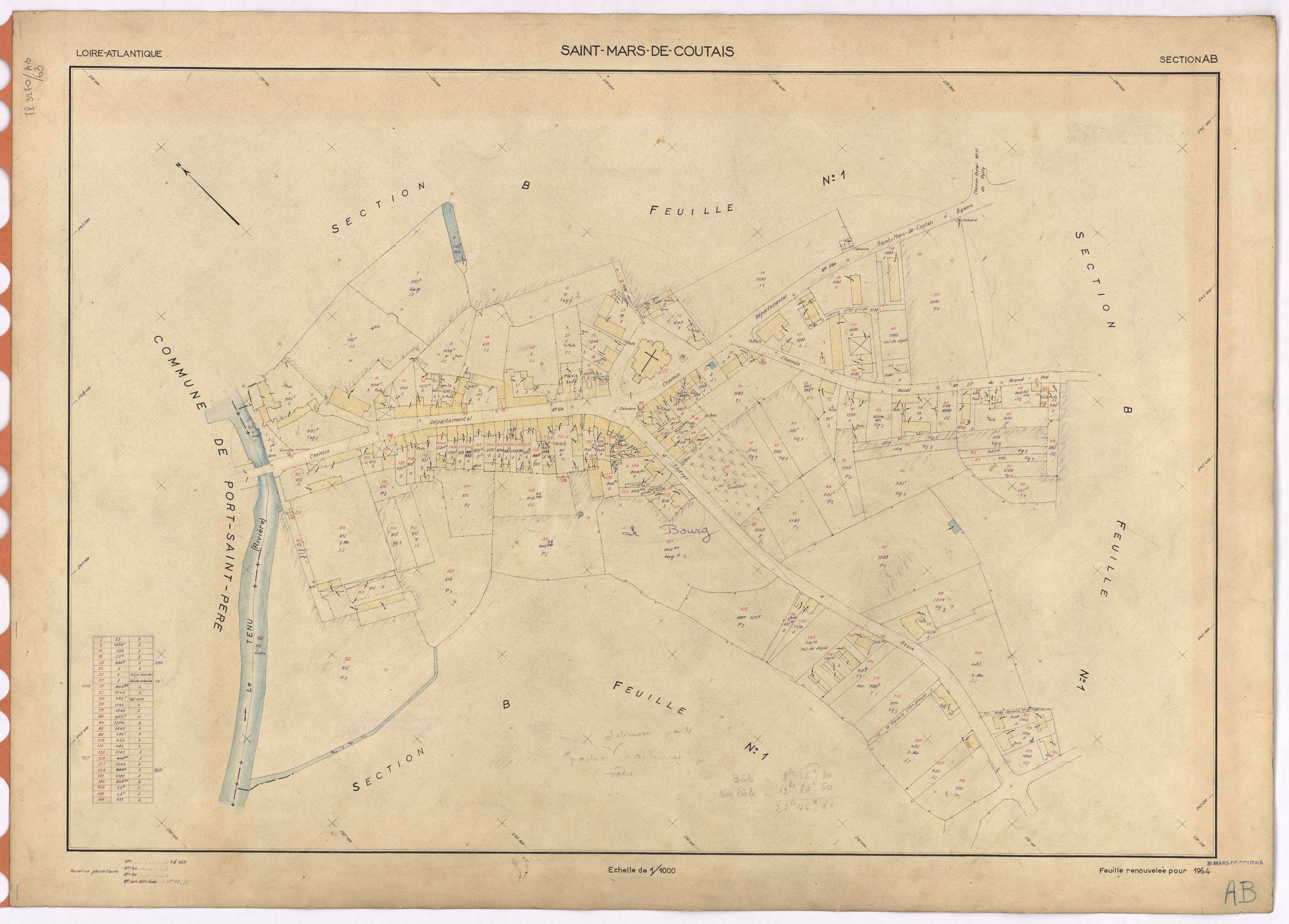 Saint-Mars-de-Coutais - Section AB 1-169