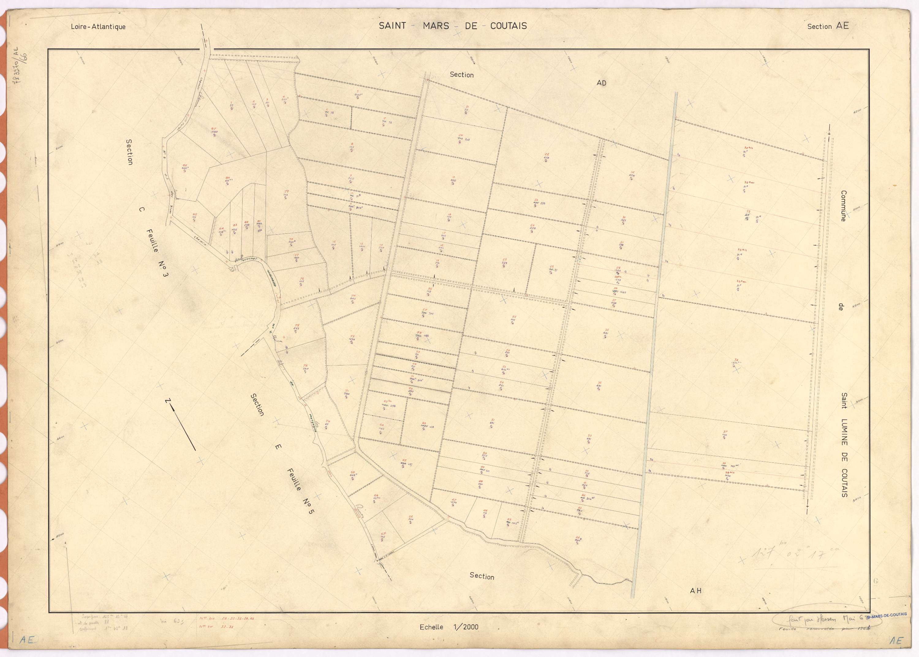 Saint-Mars-de-Coutais - Section AE 1-87