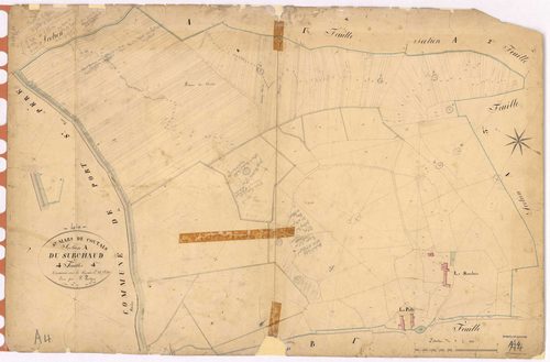 Saint-Mars-de-Coutais - Section A4 Surchaud (section du) ; 1106-1330