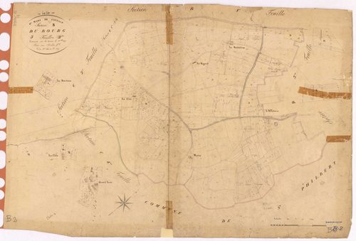 Saint-Mars-de-Coutais - Section B2 Bourg (section du) ; 440-989