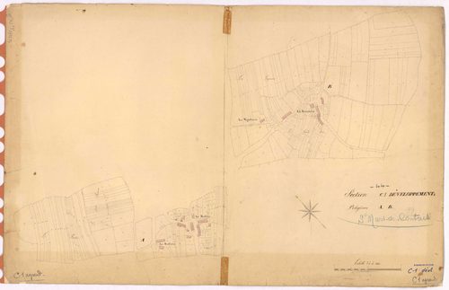 Saint-Mars-de-Coutais - Section C1 (développement) Bas Verger (section du) ; 1-731 ; développement des villages de La Baffrie, de La Barlerie, de La Renourie et de La Nigotterie