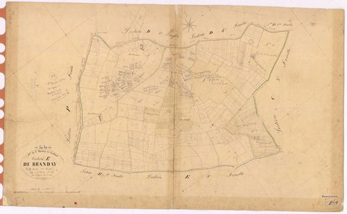 Saint-Mars-de-Coutais - Section E1 Branday (section du) ; 1-743
