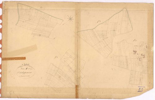 Saint-Mars-de-Coutais - Section E1 (développement) Branday (section du) ; 1-743 ; développement du village du Plessis et de diverses parcelles