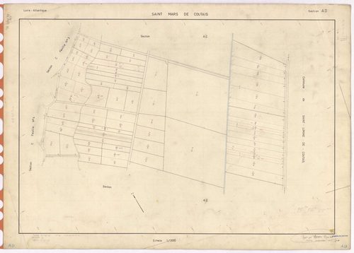 Saint-Mars-de-Coutais - Section AD 1-70