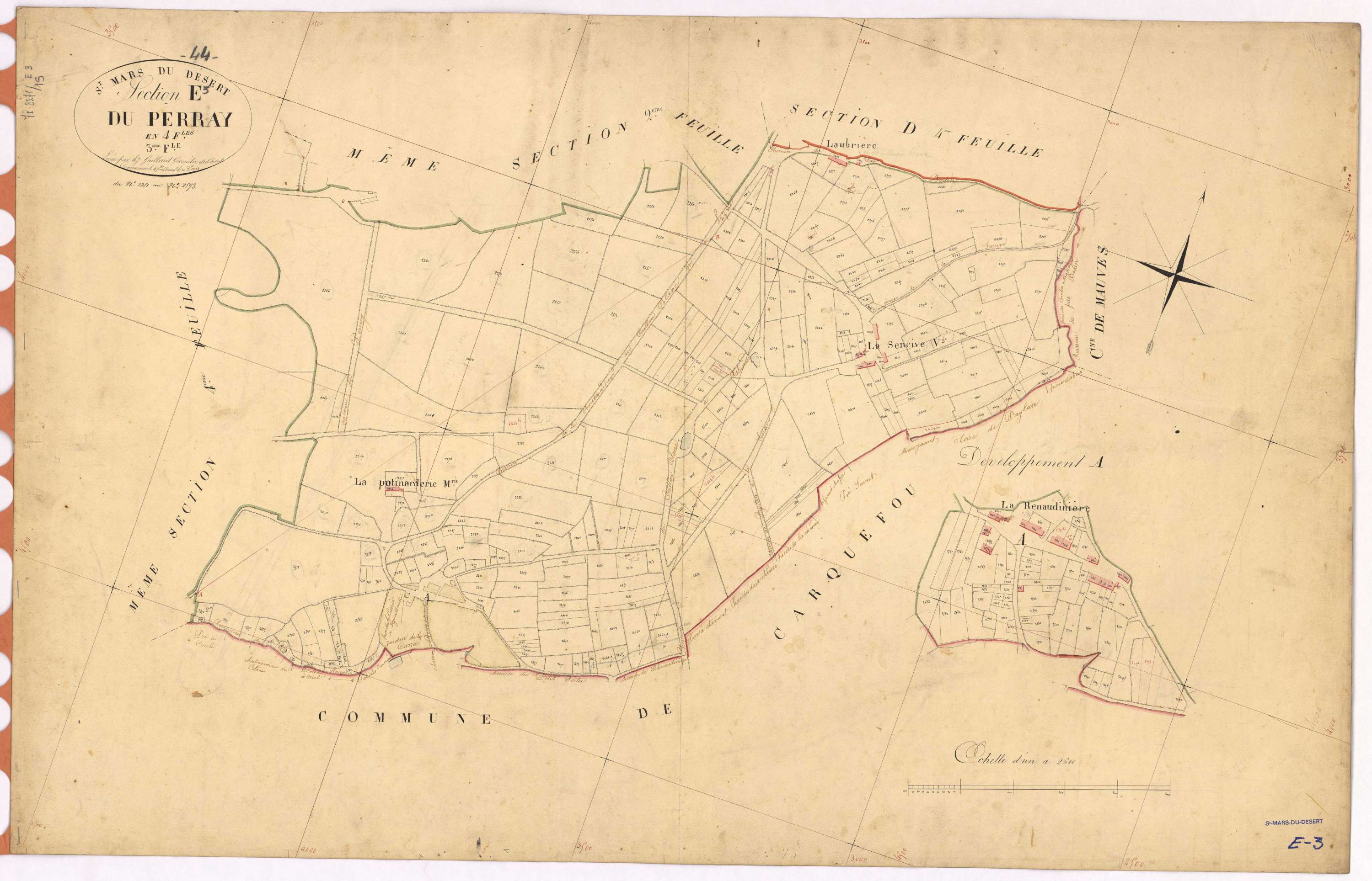 Saint-Mars-du-Désert - Section E3 Perray (section du)
