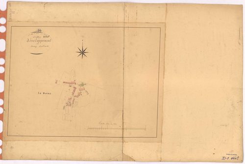 Saint-Mars-du-Désert - Section D1 (développement) Bourg (section du) ; développement du Bourg