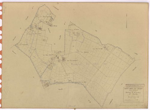 Saint-Mars-du-Désert - Section D2 Bourg (section du) ; 172-484