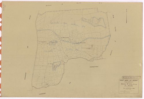 Saint-Mars-du-Désert - Section E5 Perray (section du) ; 1681-1934