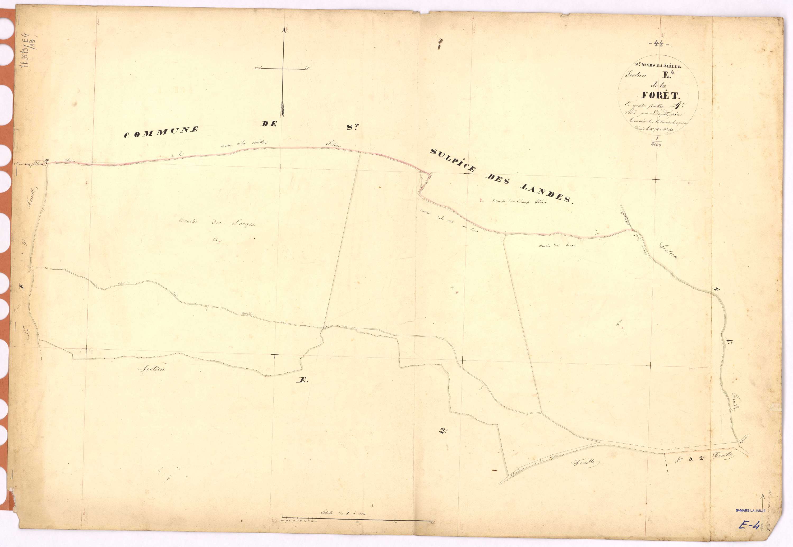 Saint-Mars-la-Jaille - Section E4 Forêt (section de La) ; 566-568