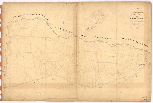 Saint-Mars-la-Jaille - Section A1 Basses-Places (section des) ; 1-277