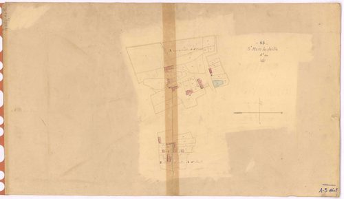 Saint-Mars-la-Jaille - Section A3 (développement) Basses-Places (section des) ; 674-1244 ; développement des villages de La Haie Danielle et des Hautes Places