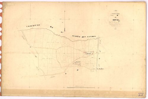 Saint-Mars-la-Jaille - Section D1 Bourg (section du) ; 1-111