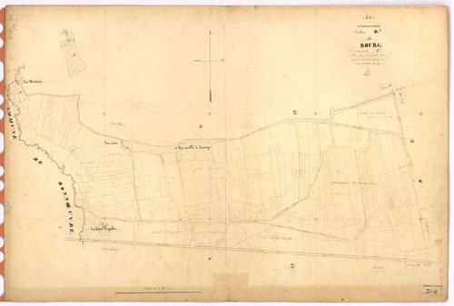 Saint-Mars-la-Jaille - Section D4 Bourg (section du) ; 662-877