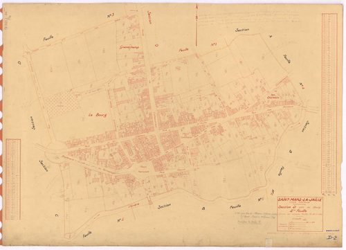 Saint-Mars-la-Jaille - Section D2 Bourg (section du) ; 85-477