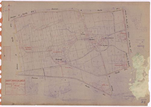 Saint-Mars-la-Jaille - Section D3 Bourg (section du) ; 478-765