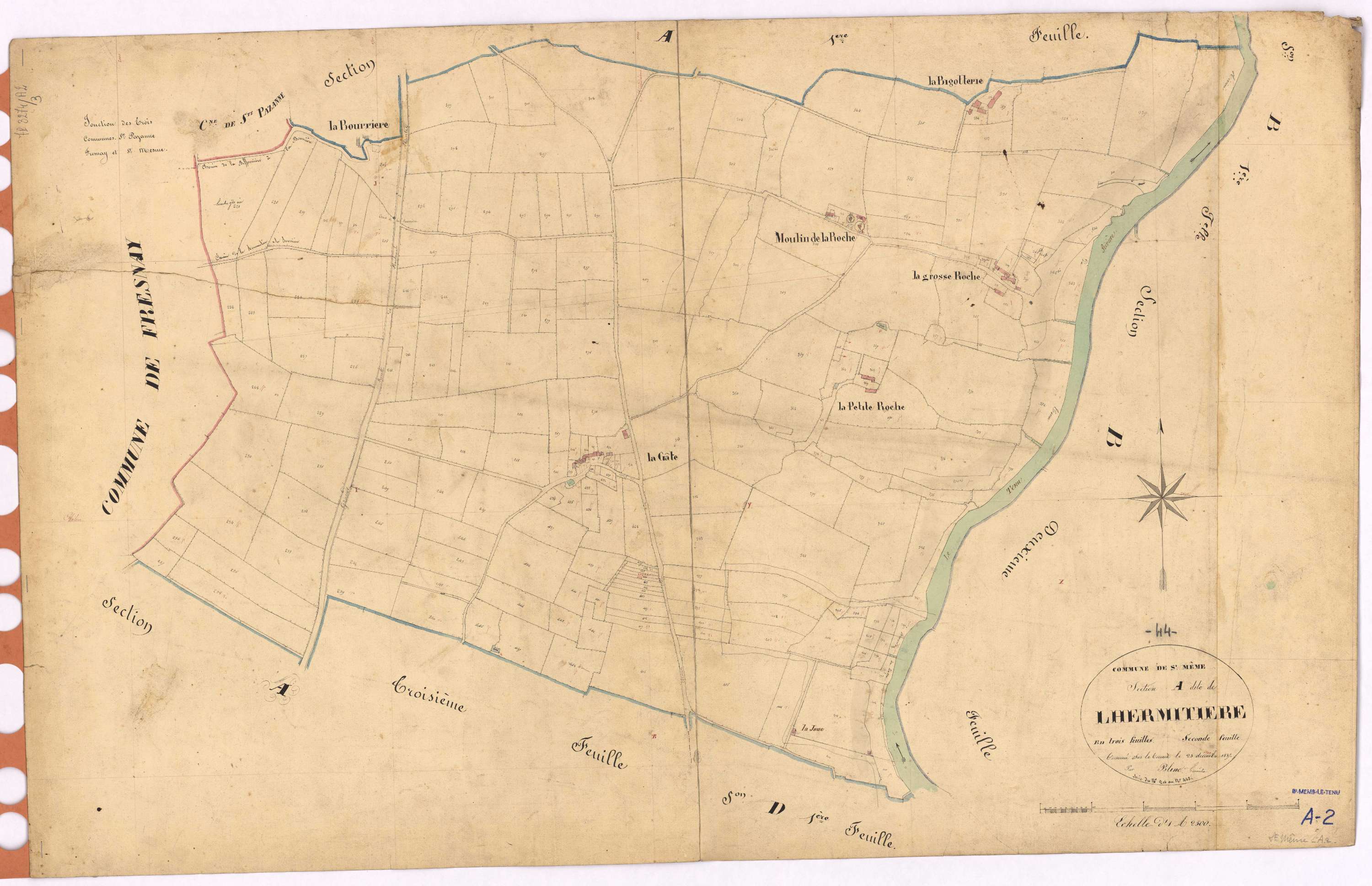 Saint-Même-le-Tenu - Section A2 Hermitière (section de l') ; 214-448
