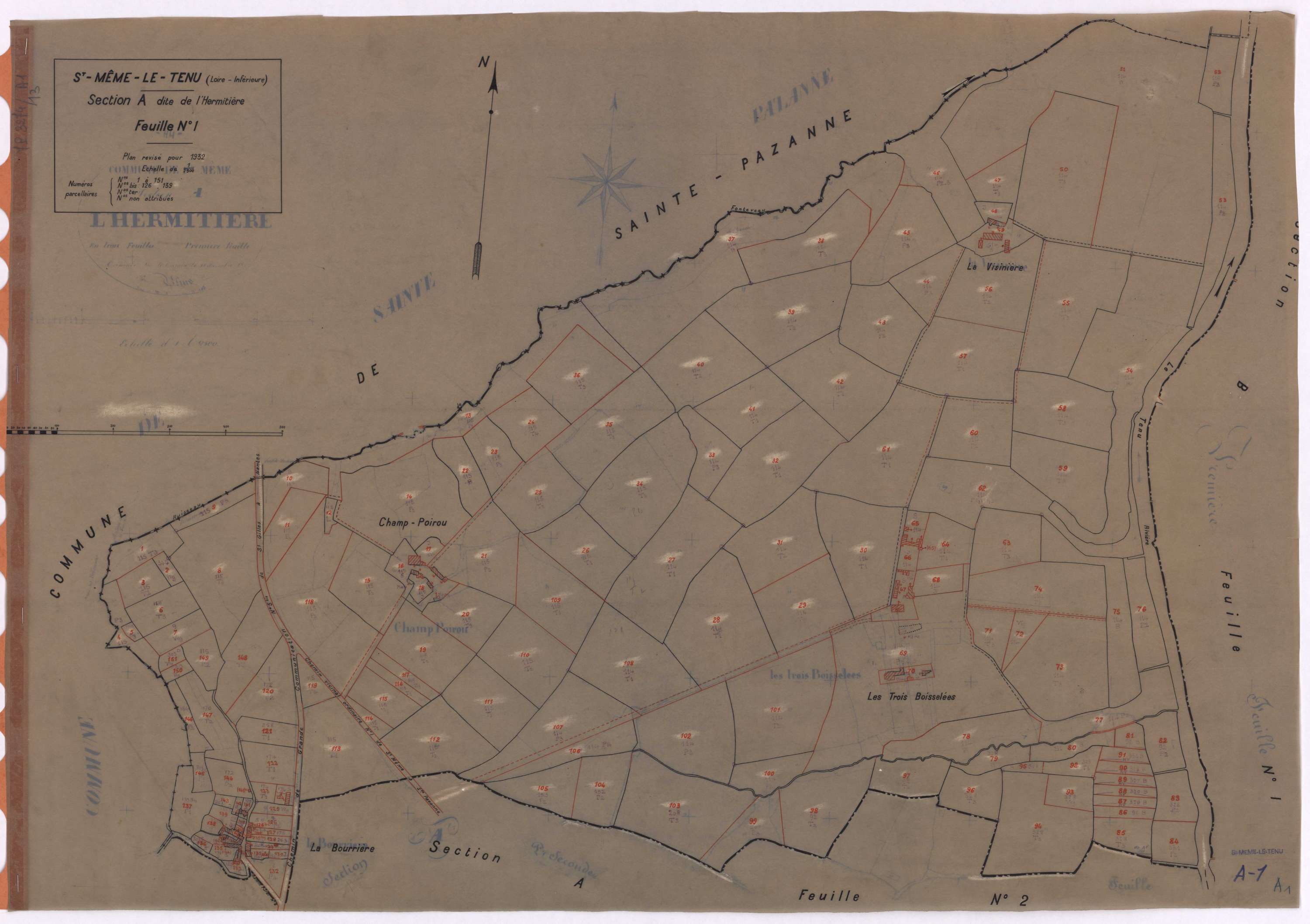 Saint-Même-le-Tenu - Section A1 Hermitière (section de l') ; 1-151