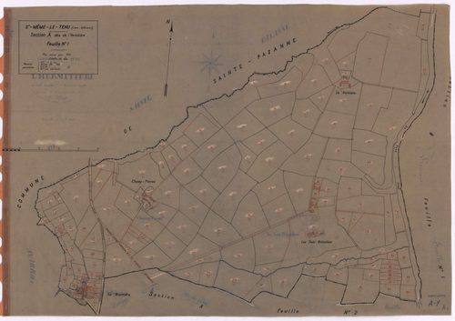 Saint-Même-le-Tenu - Section A1 Hermitière (section de l') ; 1-151