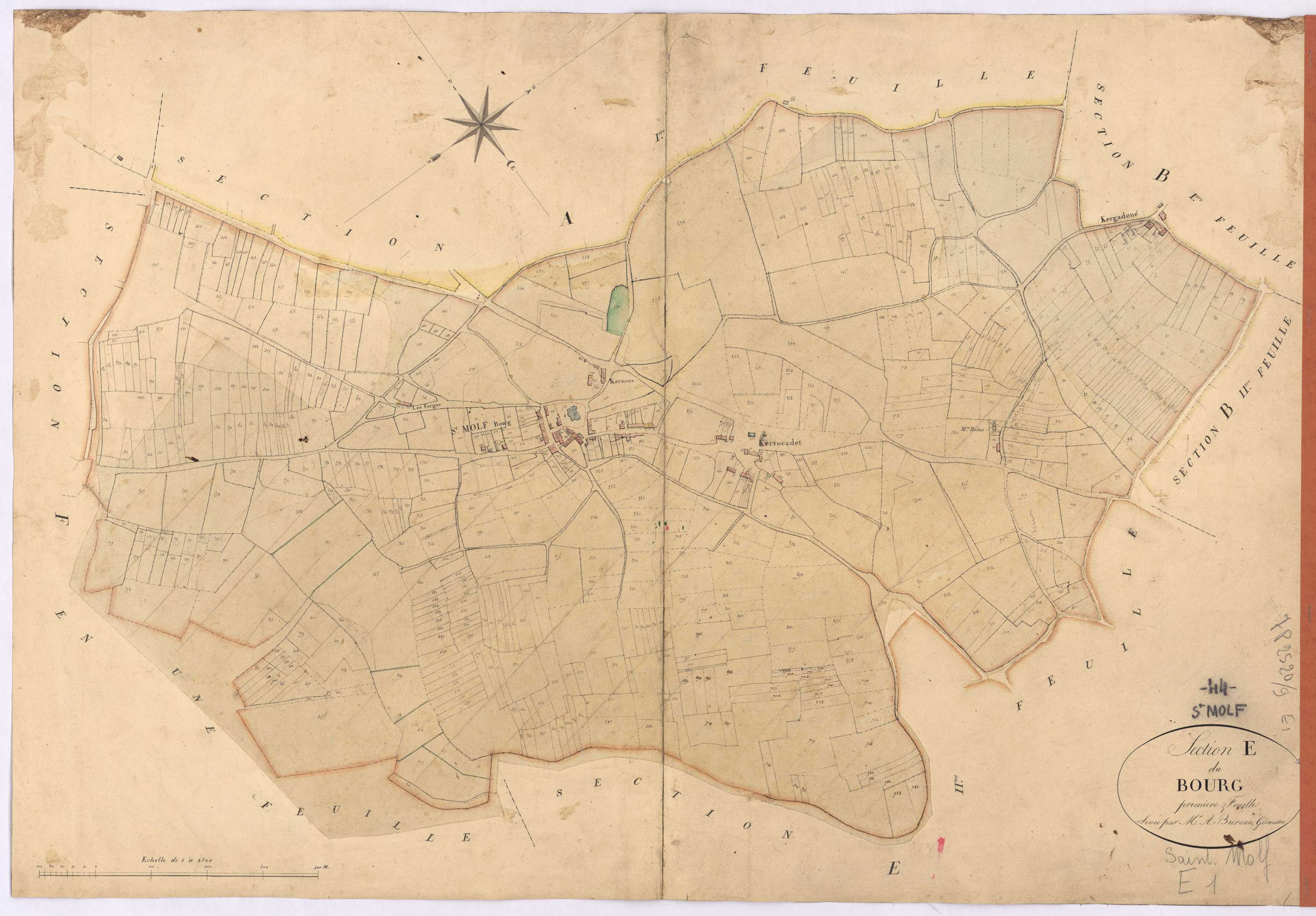 Saint-Molf - Section E1 Bourg (section du)